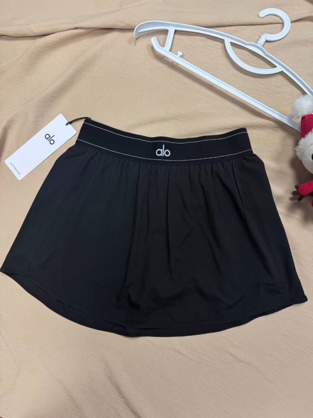 ALO Yoga Match Point Skirt Black NWT🌷✨Versatile Activewear Tennis short skirt